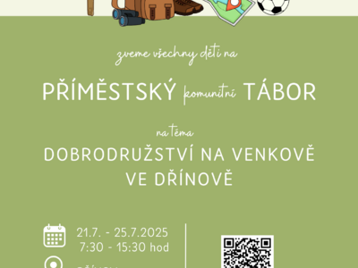 tábor Dřínov - nový termín
