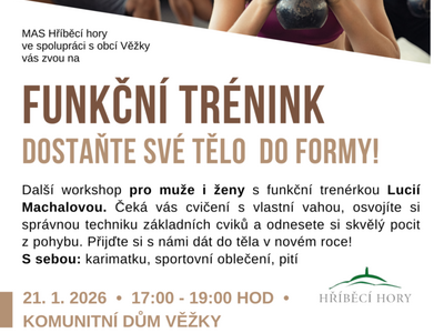 Funkční trénink Věžky 21.1.2026