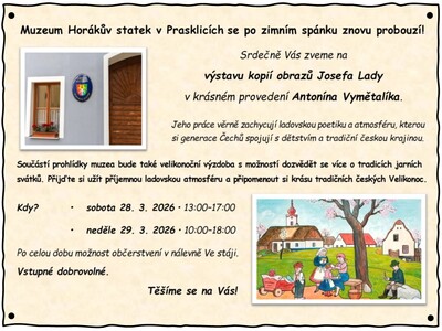 Pozvánka na výstavu do Prasklic