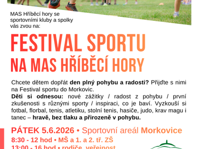 Festival sportu pro rodiče-MAS Hříběcí Hory
