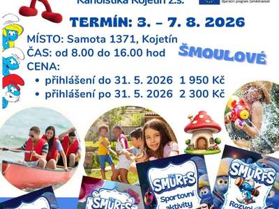 Tábor kanoistiky Kojetín 7-2026